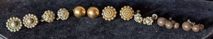 5 Pair of Antique Screw Back Earrings