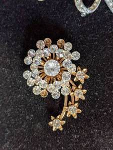 Collection of Silver-Tone Brooches