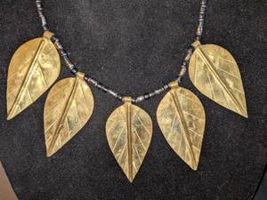 Awesome Ethnic Necklaces Including Buffalo Horn Slices
