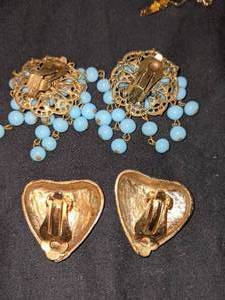 2 Pair of Trifari Clip-On Earrings