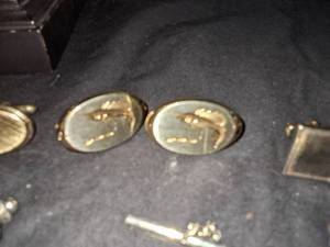 Large Collection of Cuff Links, Tie Tacks & Clips