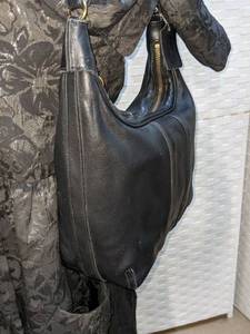Vintage Coach Ergo Mid-Size Shoulder Bag Boho Hobo Black