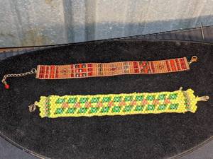 2 Bead Bracelets, Beautiful Colors