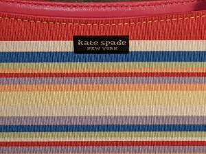 Vintage Kate Spade Classic Striped Hand Bag