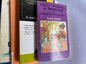 lot 350 image: Set of 10 Books and 12 Book Light