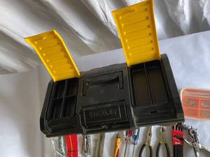 lot 433 image: Stanley Tool Box with Tools
