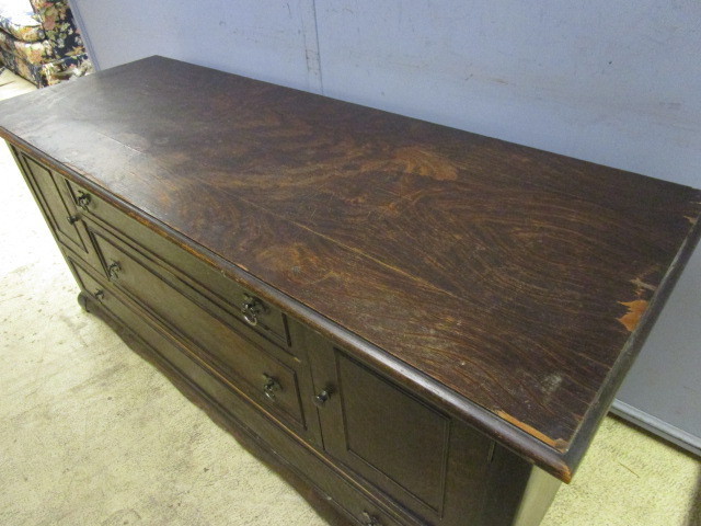lot 228 image: VINTAGE QUARTER-SAWN SOLID WOOD DRESSER