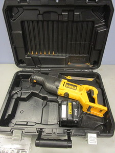lot 208 image: DEWALT CORDLESS VARIABLE SPEED RECIPROCATING SAW