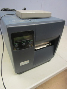 lot 212 image: DATAMAX INDUSTRIAL  COMMERCIAL LABEL PRINTER W HEWETT PACKARD JET-DIRECT ETHERNET PRINT SERVER