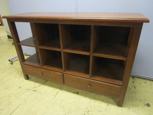 lot 236 image: THOMASVILLE FURNITURE IMPRESSIONS SERIES SOLID WOOD CABINET