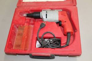 lot 59 image: Milwaukee 6758-1 Screw Shooter Drill Heavy Duty  with Plastic Case
