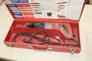lot 69 image: Milwaukee 6508 Sawzall Reciprocating Saw Heavy Duty  with Metal Case
