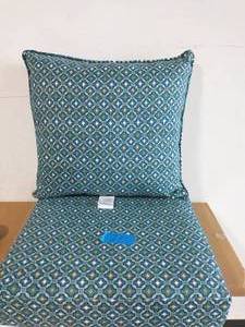 ARDEN SELCTIONS  25 in. x 22.5 in. Alana Tile 1-Piece Deep Seating Outdoor Lounge Chair Cushion