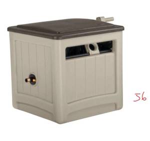 Suncast 225 ft. Hose Cabinet Beige