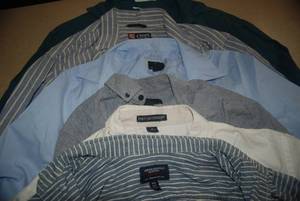 lot 9 image: 15 mens size medium shirts...