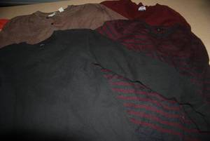 lot 10 image: 20 mens size small long sleeve shir...