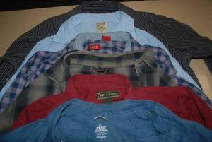 lot 13 image: 12 size large mens shirts...
