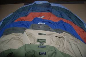 lot 37 image: 8 mens XL button up casual and dres...
