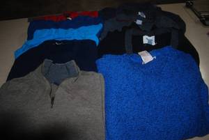 lot 69 image: 10 mens pullovers size large...