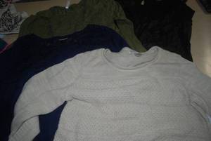 lot 84 image: 20 womens size Large tops...