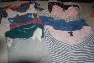 lot 103 image: 15 womens size medium shirts...