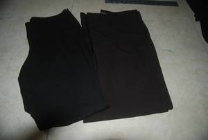 lot 112 image: 2 pair size 8 30L dress pants...