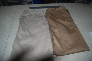 lot 134 image: 2 pair mens dress pants 1 is 32x34,...