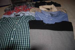 lot 102 image: 8 mens 2X shirts...