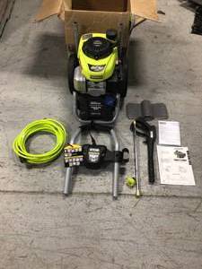 3000 PSI 2.3 GPM Honda Gas Pressure Washer by RYOBI Customer Returns see photos