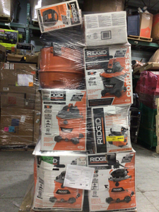 Lot of assorted RIDGID wetDry Vac with Detachable Blower Original Customer Returns See Pics