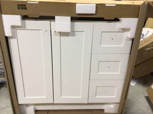 36 in Vanity Combo with Mirror by Glacier Bay