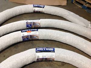 lot 19 image: Lot of 4 4 in. x 10 ft. EZ-Drain Prefabricated French Drain with Pipe see pictures