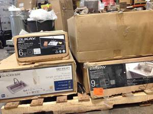 lot 35 image: Lot of assorted sinks see pictures open box customer returns