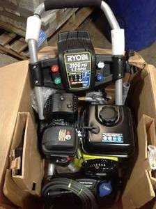 lot 40 image: Ryobi  2900 PSI 2.5 GPM Cold Water Gas Pressure Washer not used see pictures