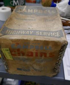 lot 62 image: Pair of Campbell car tire chains