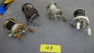 lot 123 image: 4 Vintage reels Great Lakes, Pflueger