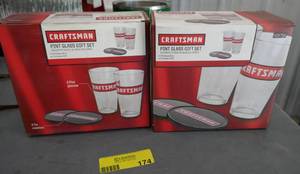lot 174 image: 4 Craftsman beer glasses