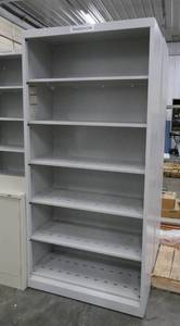 lot 246 image: Tall 6 shelf file cabinet