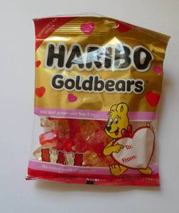 lot 266 image: 3 lbs of Haribo gummy bears - Box of 12 - 4 oz packages