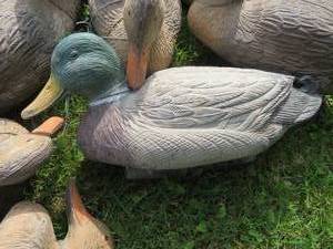 lot 54 image: 21 FLAMBEAU MALLARD DUCK DECOYS