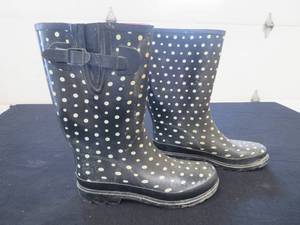 lot 45F image: RUBBERSHAFT AND SOLE SIZE 10 RAINBOOTS
