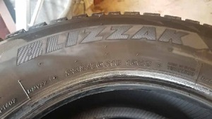 lot 45B image: 4 HEAVY DUTY BLIZZAK TIRES