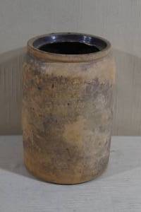 lot 63 image: Antique Weymans Snuff Stoneware Pot - 9 Tall