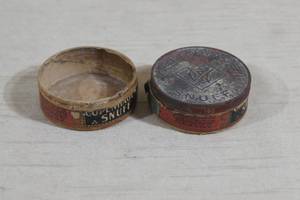 lot 79 image: 2 Antique Copenhagen Snuff Tins