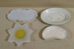 lot 120 image: Serving Dishes - Milk Glass, China