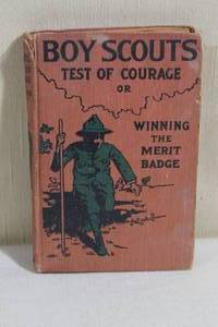 lot 105 image: Vintage Boy Scouts Test of Courage Book