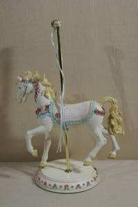 lot 98 image: Carousel Horse Figure