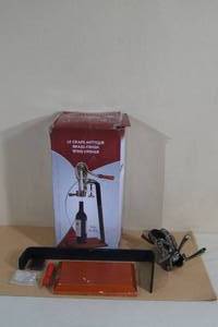 lot 117 image: Antique Brass Finish Wine Opener
