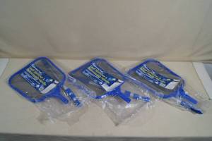 lot 70 image: Swimming Pool Leaf Skimmers with Handles