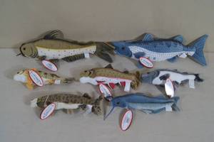 lot 46 image: Plush Fish Stuffed Animals